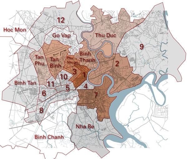 rajona karte saigon