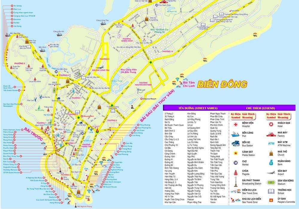 Karte, ho chi minh city ostu