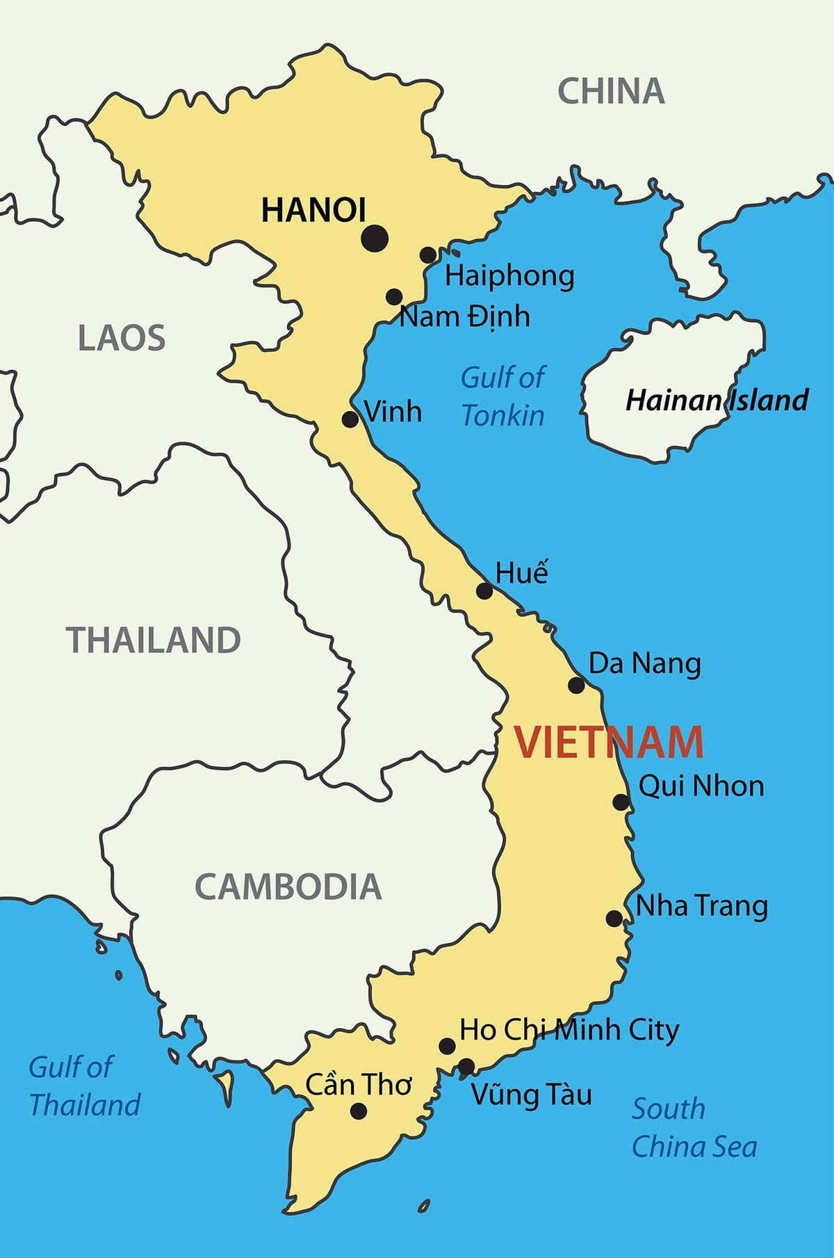 Karte saigon par
