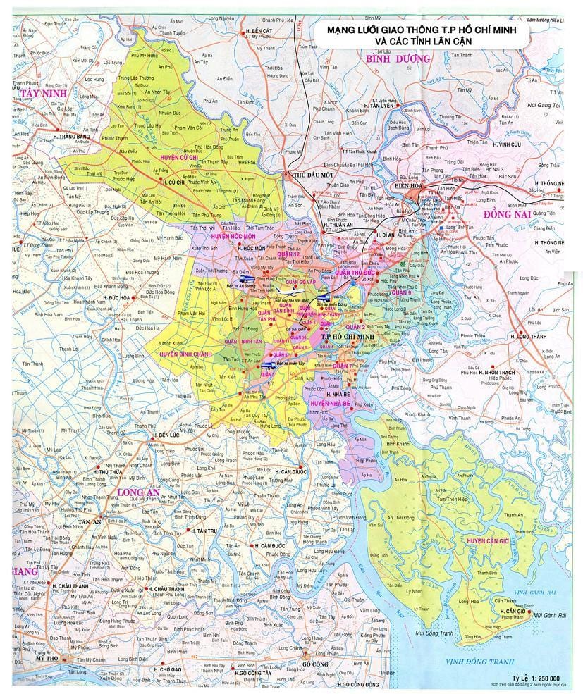 Karte tp ho chi minh